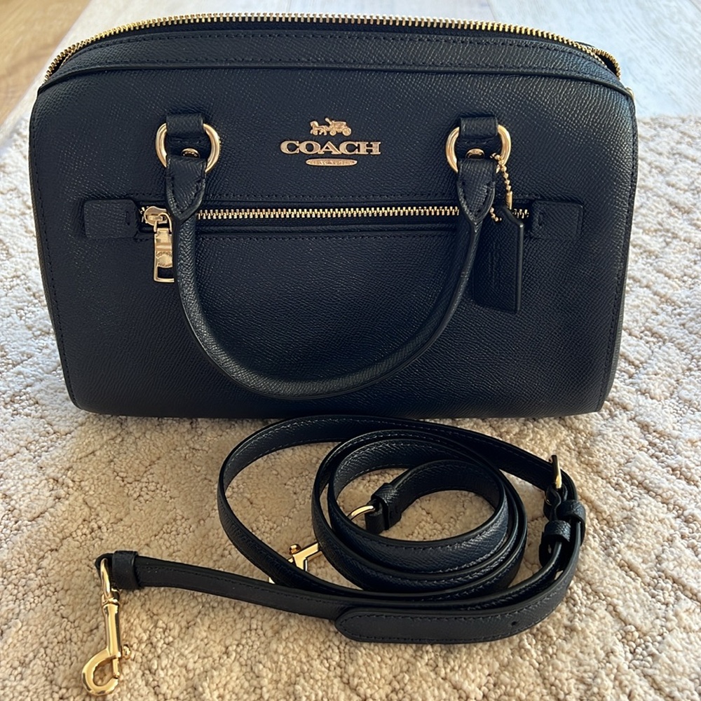 🔥COACH ROWAN LEATHER SATCHEL 🔥 - Picture 2 of 9